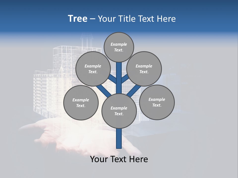 Facade View Architectural PowerPoint Template
