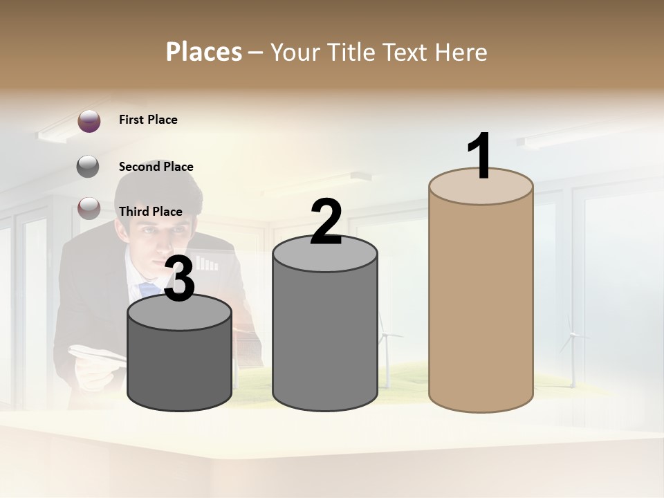 Wind Symbol Choice PowerPoint Template
