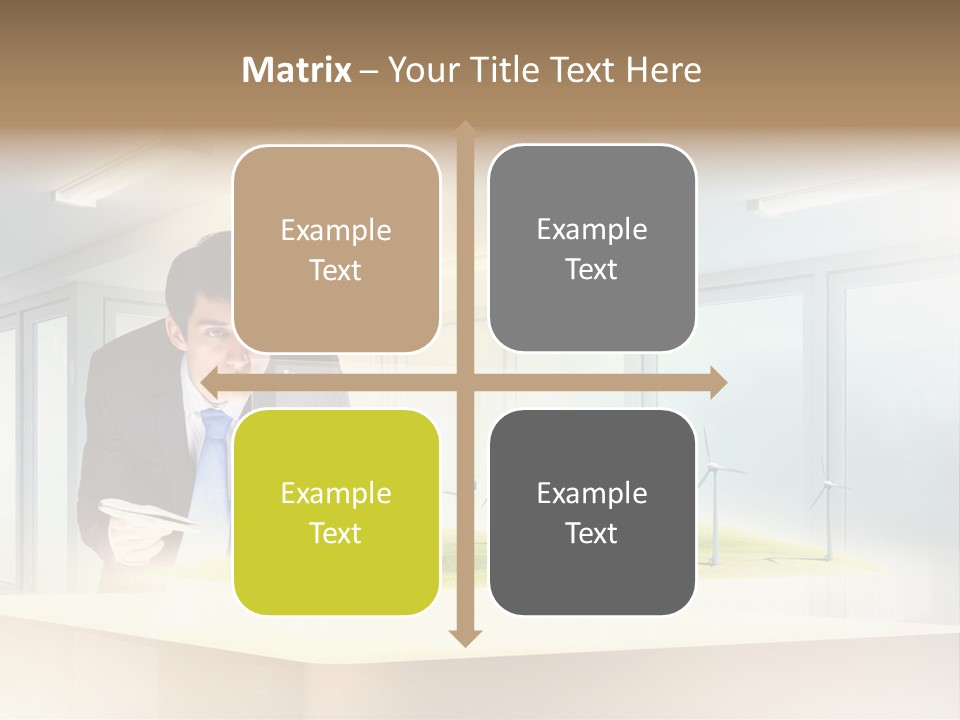 Wind Symbol Choice PowerPoint Template