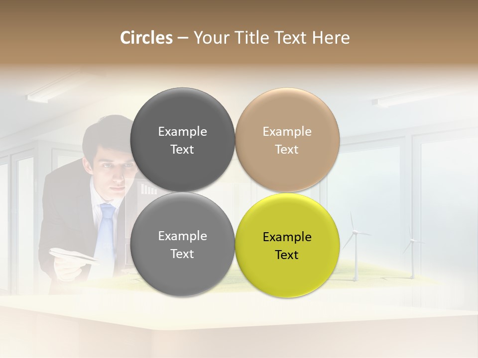 Wind Symbol Choice PowerPoint Template