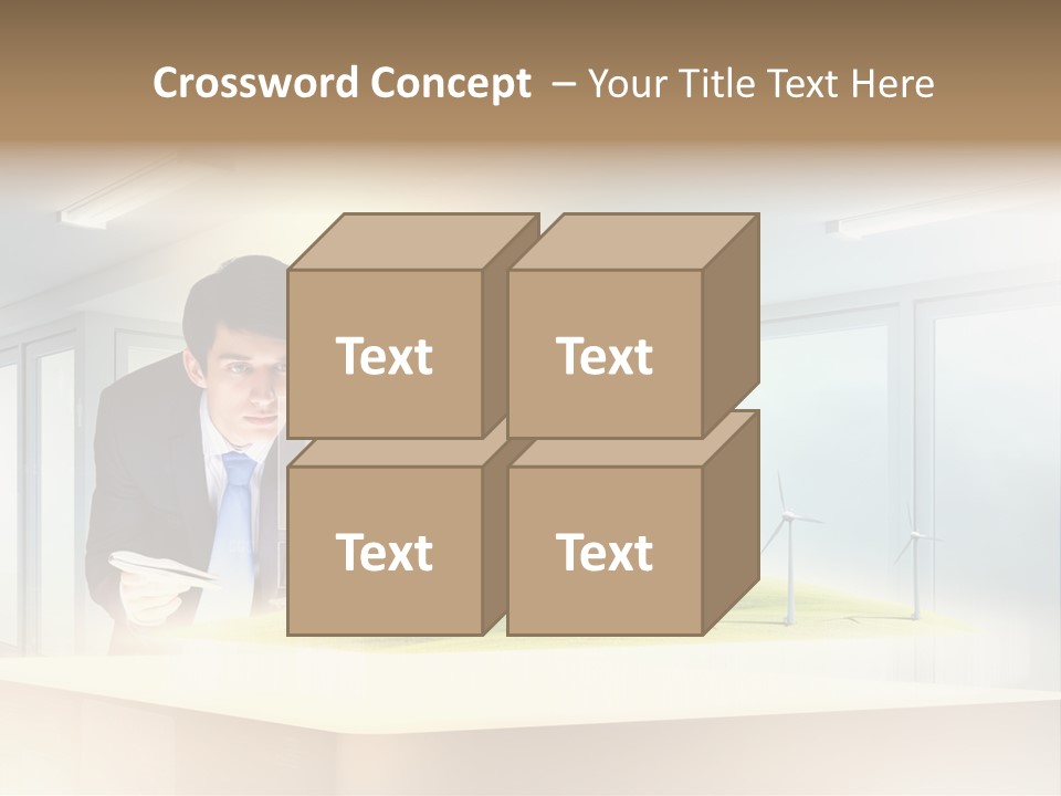 Wind Symbol Choice PowerPoint Template