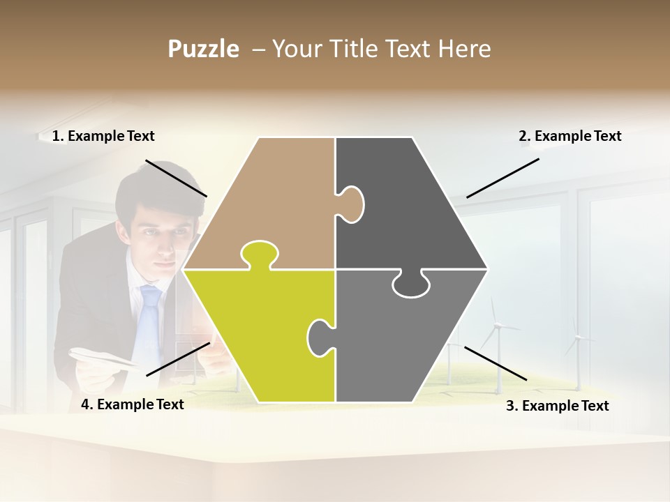 Wind Symbol Choice PowerPoint Template