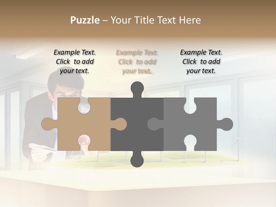 Wind Symbol Choice PowerPoint Template