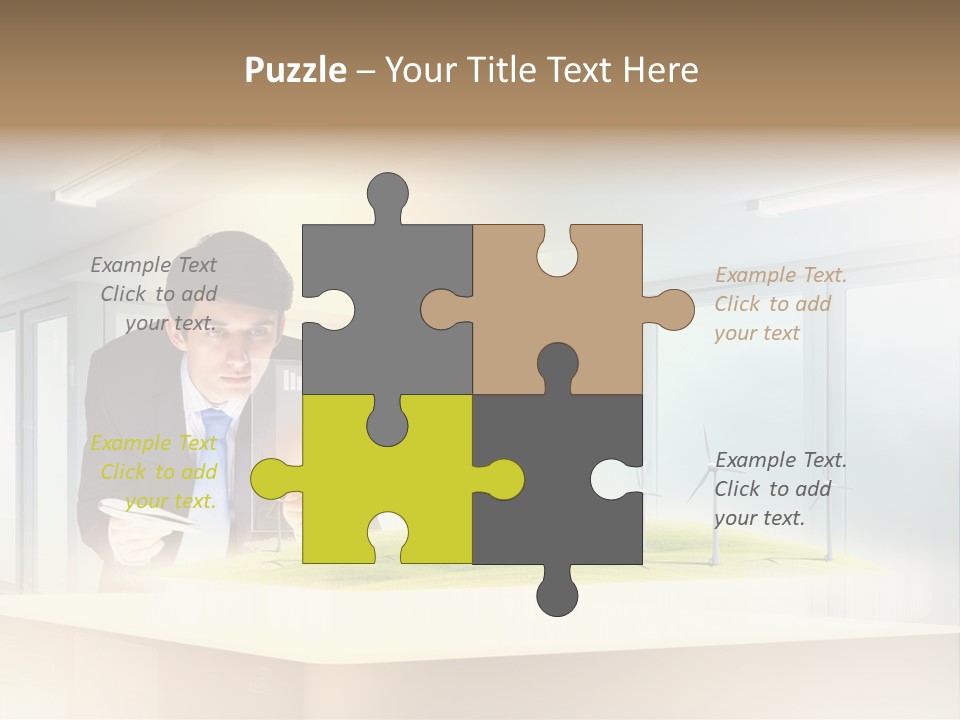 Wind Symbol Choice PowerPoint Template