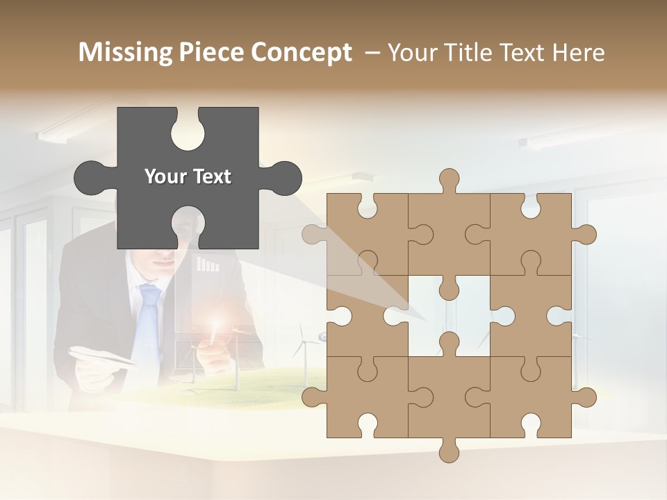 Wind Symbol Choice PowerPoint Template