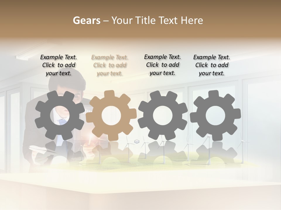 Wind Symbol Choice PowerPoint Template