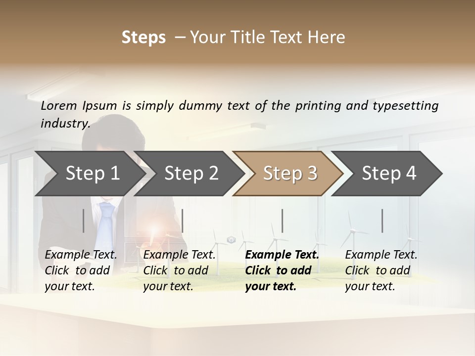 Wind Symbol Choice PowerPoint Template
