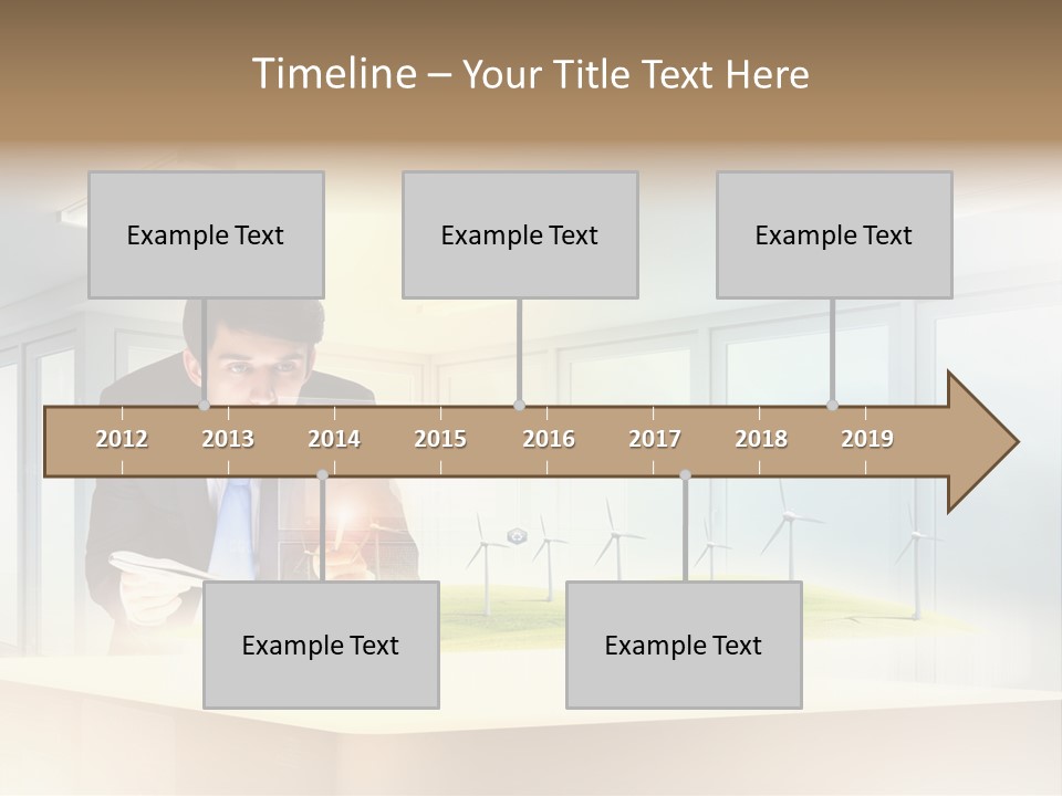 Wind Symbol Choice PowerPoint Template