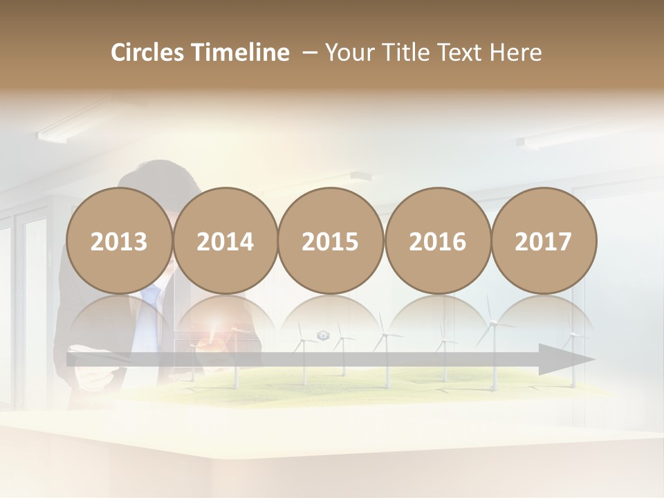 Wind Symbol Choice PowerPoint Template