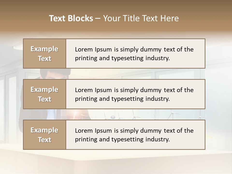 Wind Symbol Choice PowerPoint Template