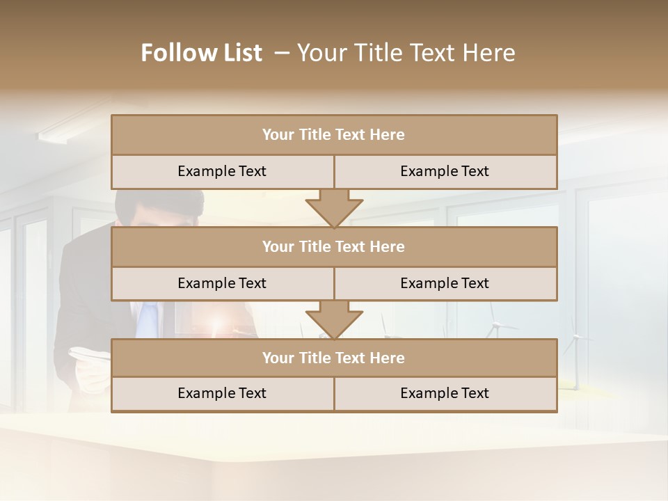 Wind Symbol Choice PowerPoint Template