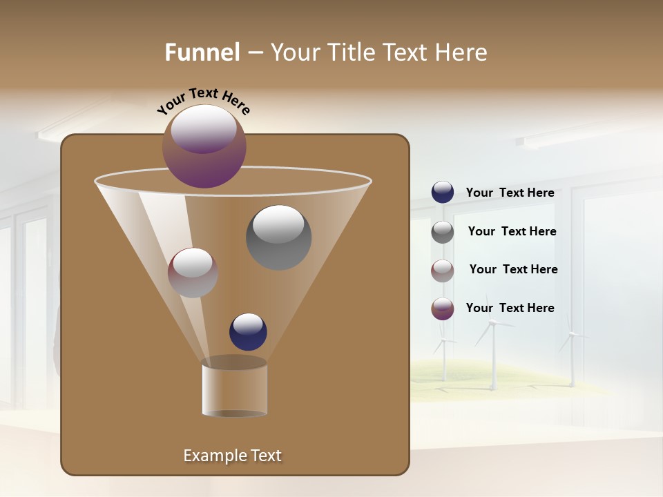 Wind Symbol Choice PowerPoint Template
