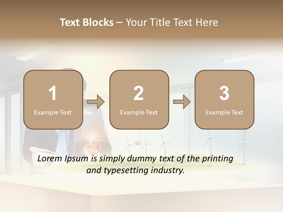 Wind Symbol Choice PowerPoint Template
