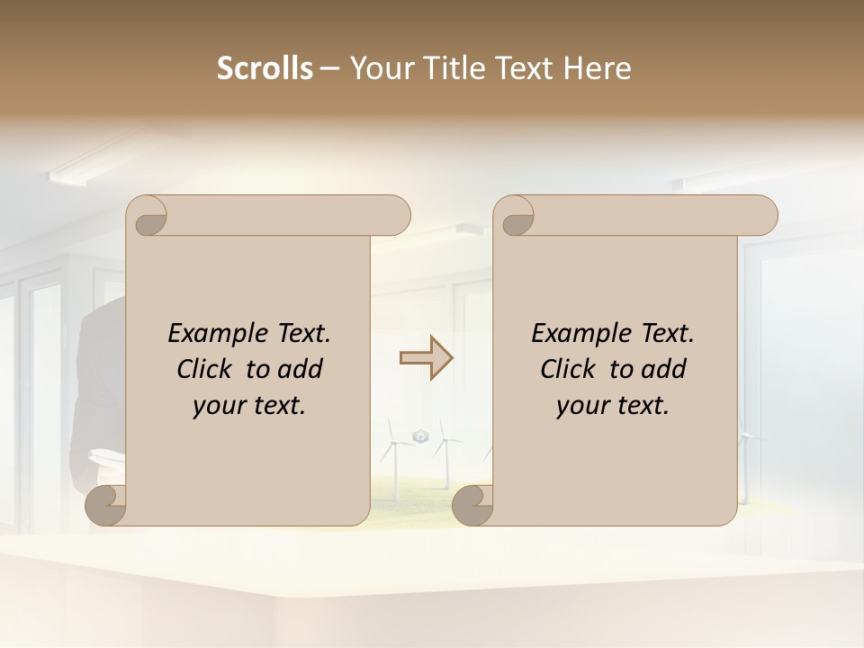 Wind Symbol Choice PowerPoint Template