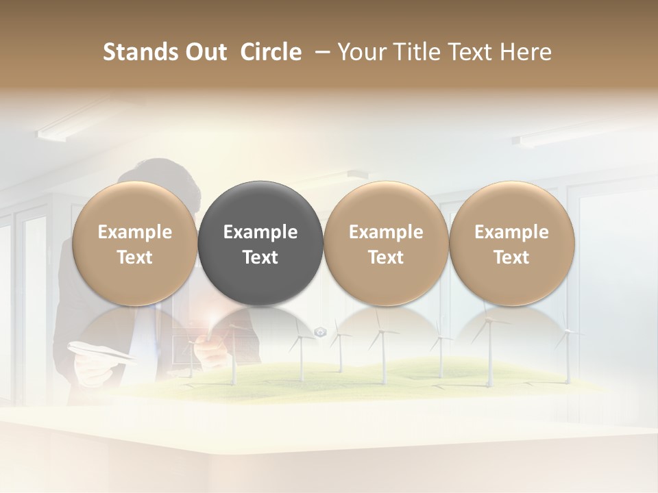 Wind Symbol Choice PowerPoint Template