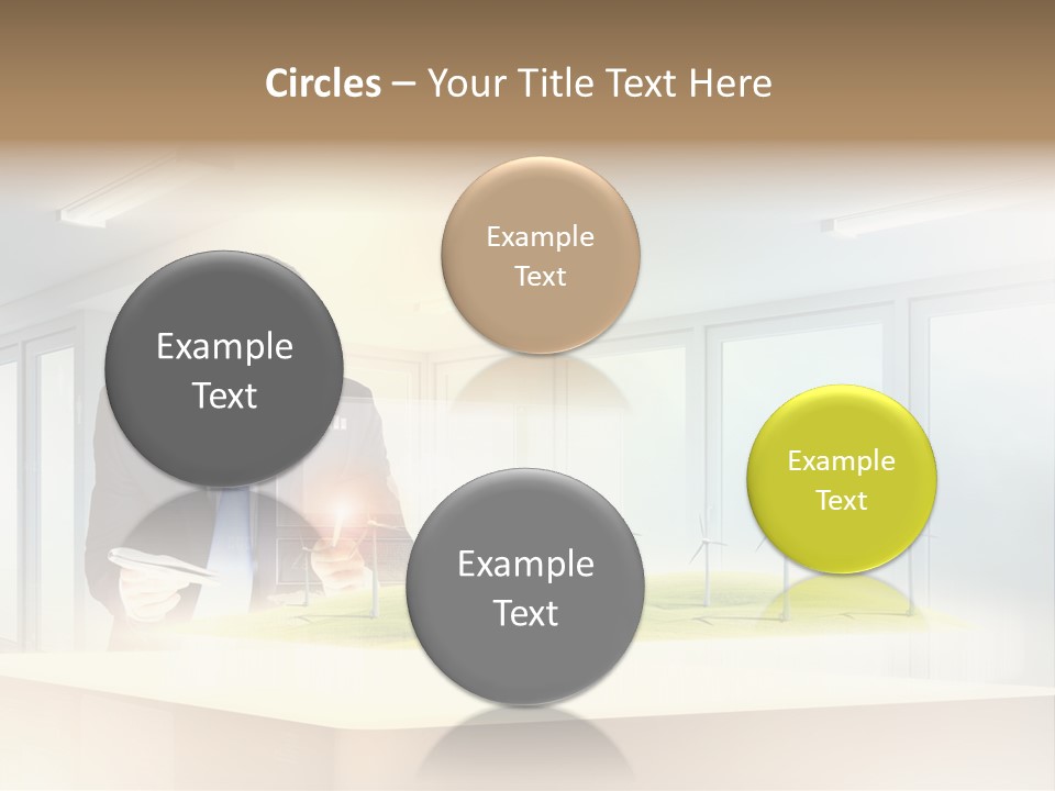 Wind Symbol Choice PowerPoint Template