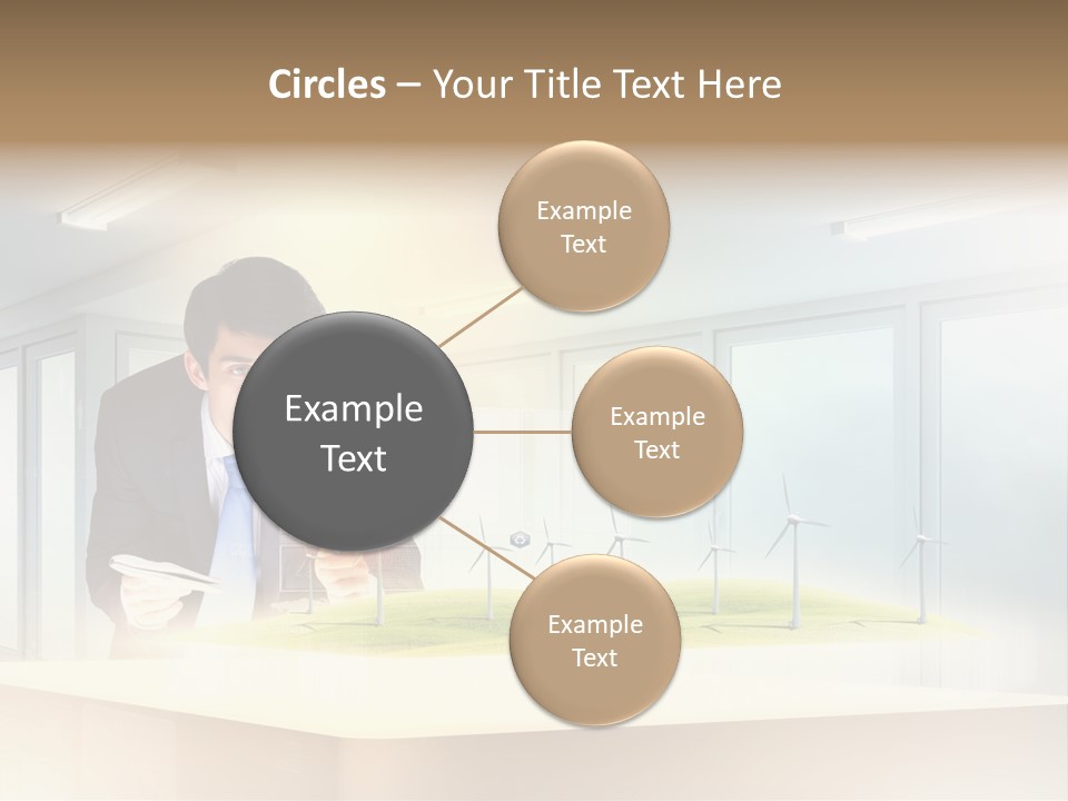 Wind Symbol Choice PowerPoint Template