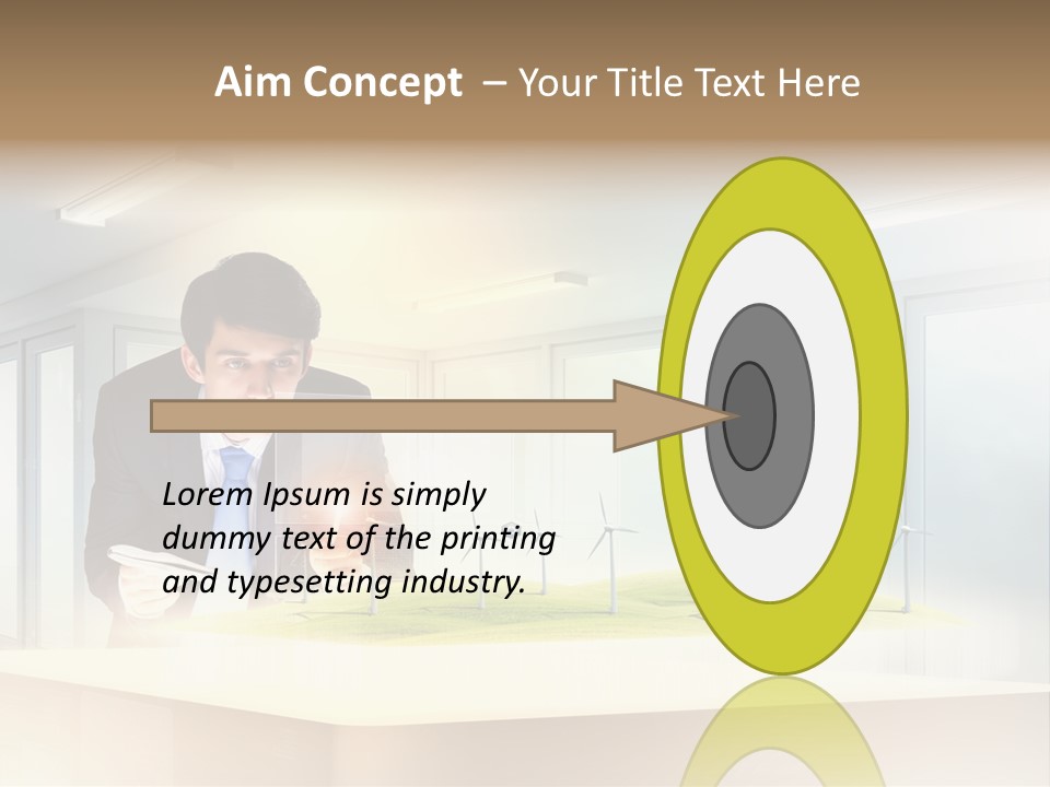Wind Symbol Choice PowerPoint Template