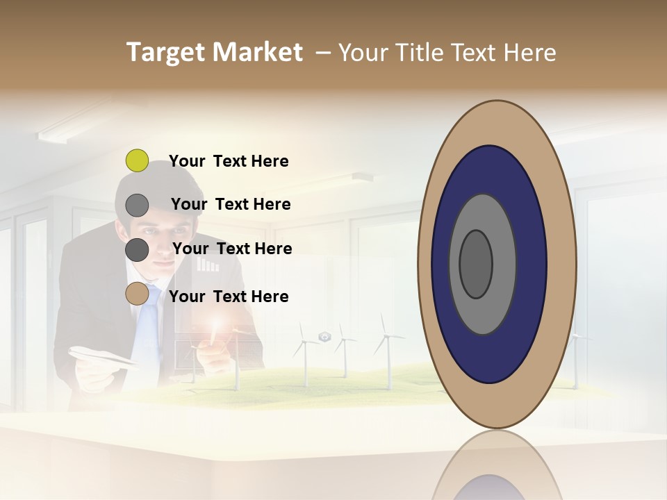 Wind Symbol Choice PowerPoint Template