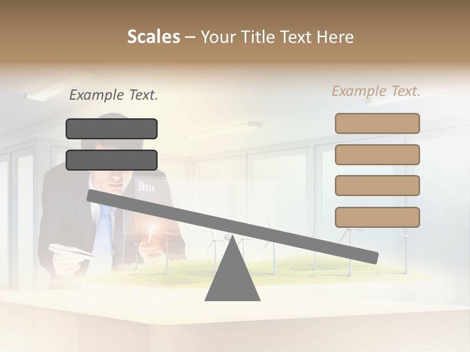 Wind Symbol Choice PowerPoint Template