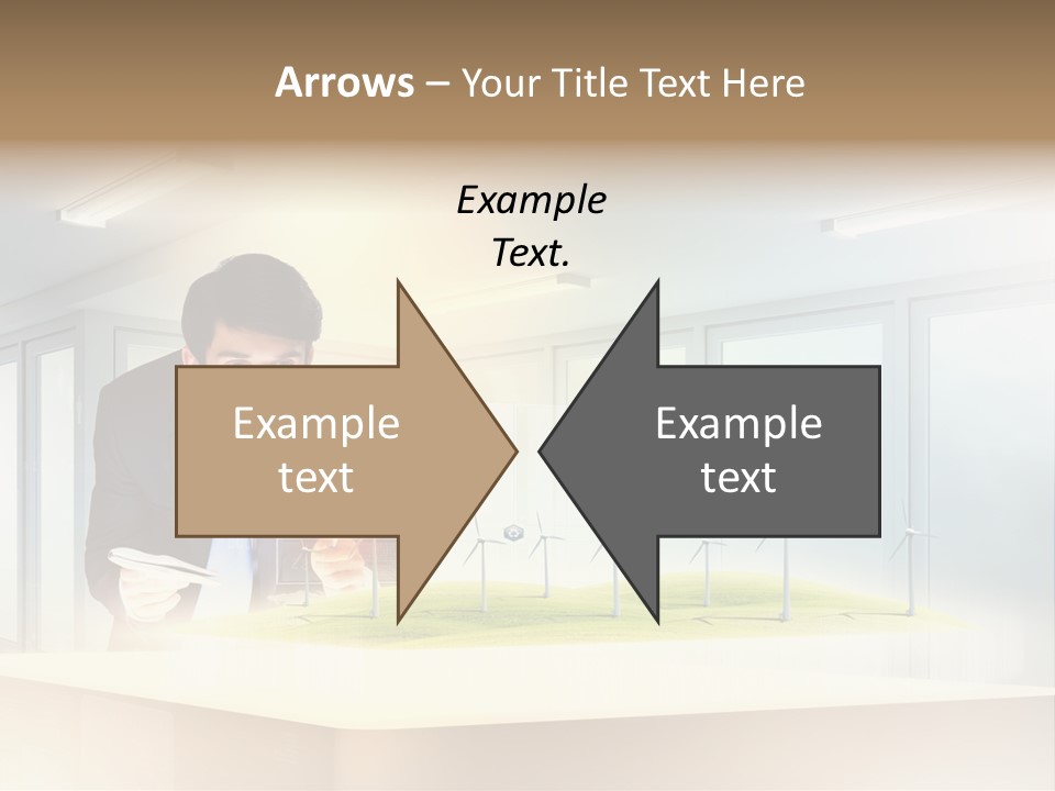 Wind Symbol Choice PowerPoint Template