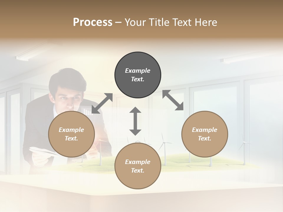 Wind Symbol Choice PowerPoint Template