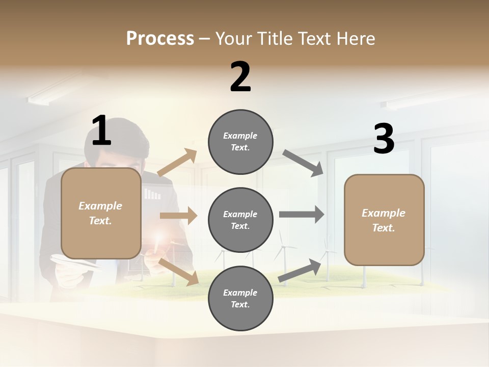 Wind Symbol Choice PowerPoint Template