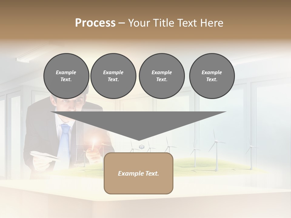 Wind Symbol Choice PowerPoint Template