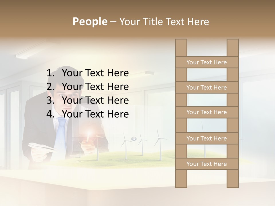 Wind Symbol Choice PowerPoint Template