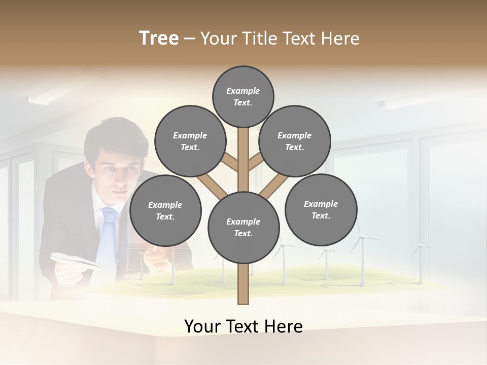 Wind Symbol Choice PowerPoint Template