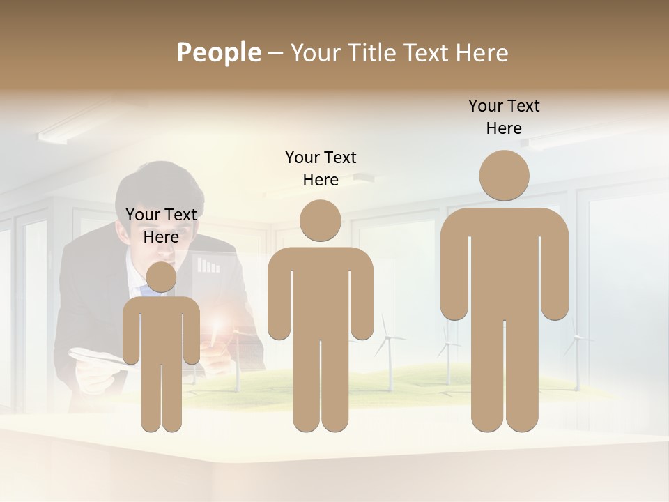 Wind Symbol Choice PowerPoint Template