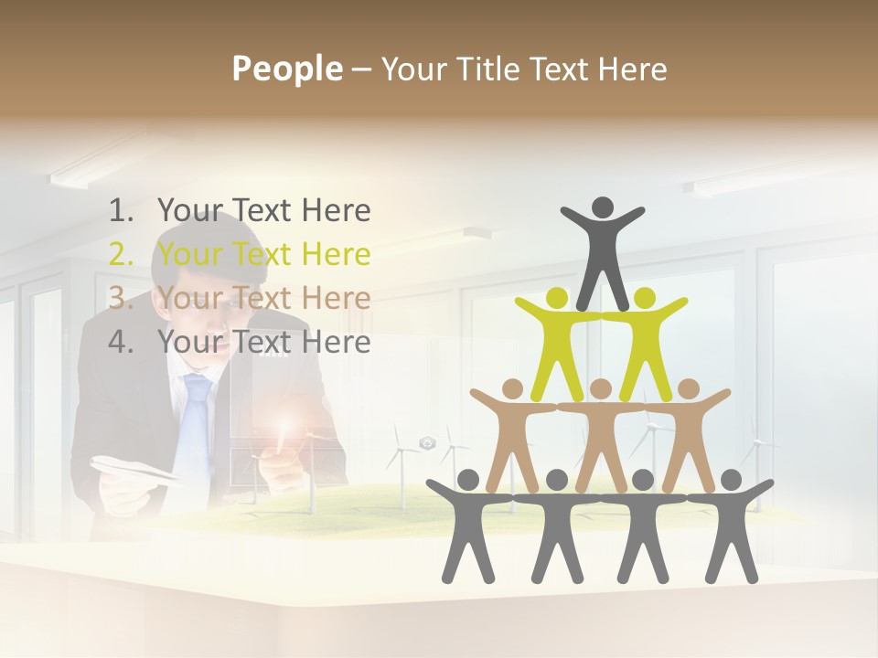 Wind Symbol Choice PowerPoint Template