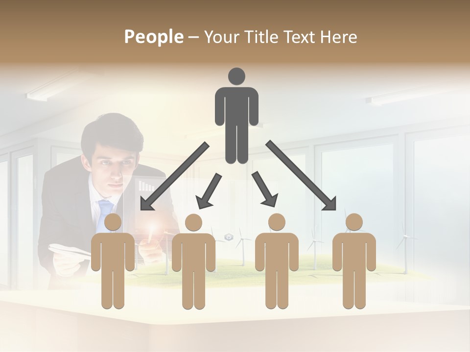 Wind Symbol Choice PowerPoint Template