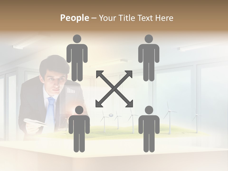 Wind Symbol Choice PowerPoint Template