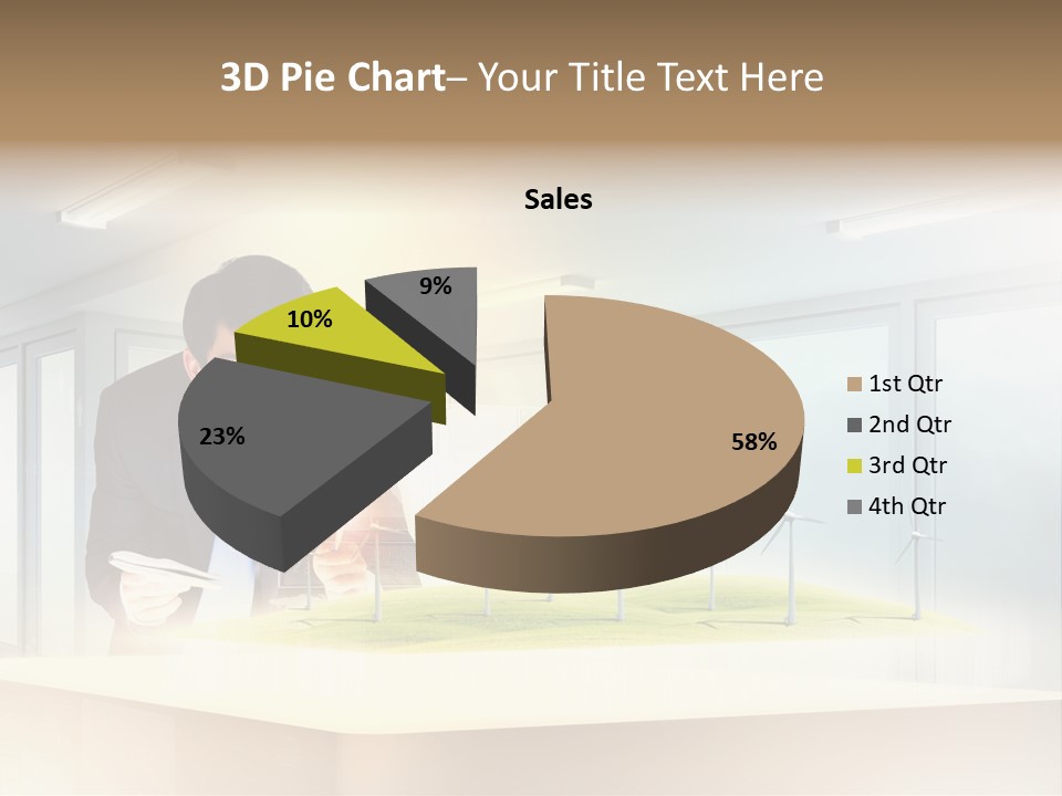 Wind Symbol Choice PowerPoint Template