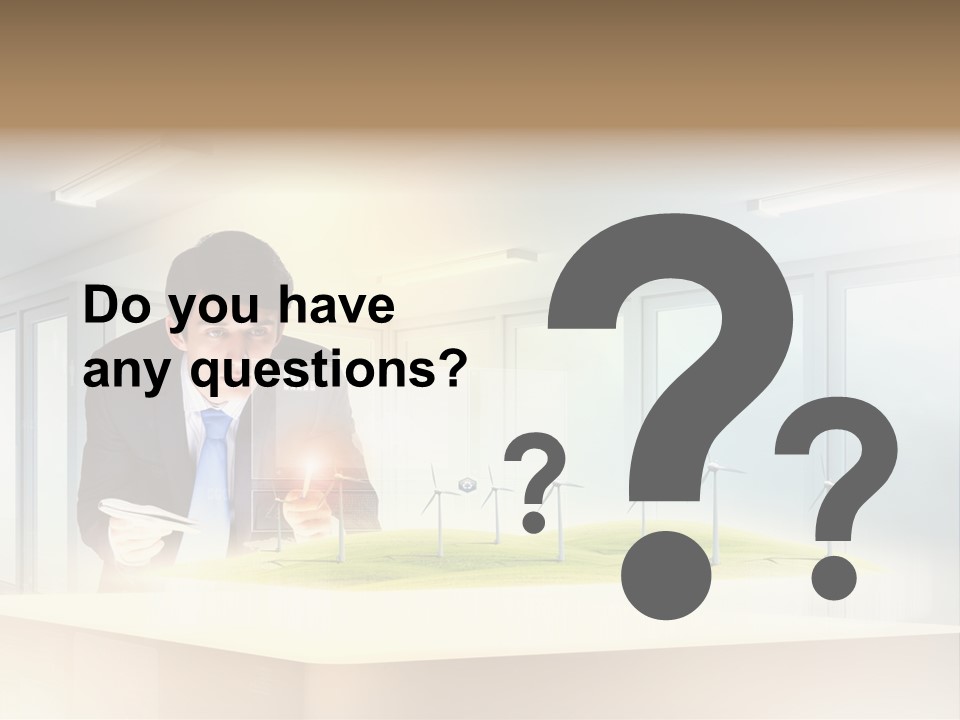 Wind Symbol Choice PowerPoint Template