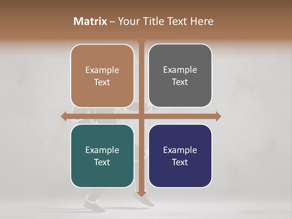 Career Controlled Businessperson PowerPoint Template