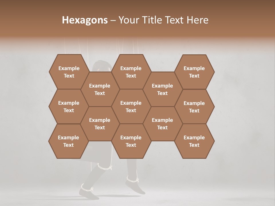 Career Controlled Businessperson PowerPoint Template