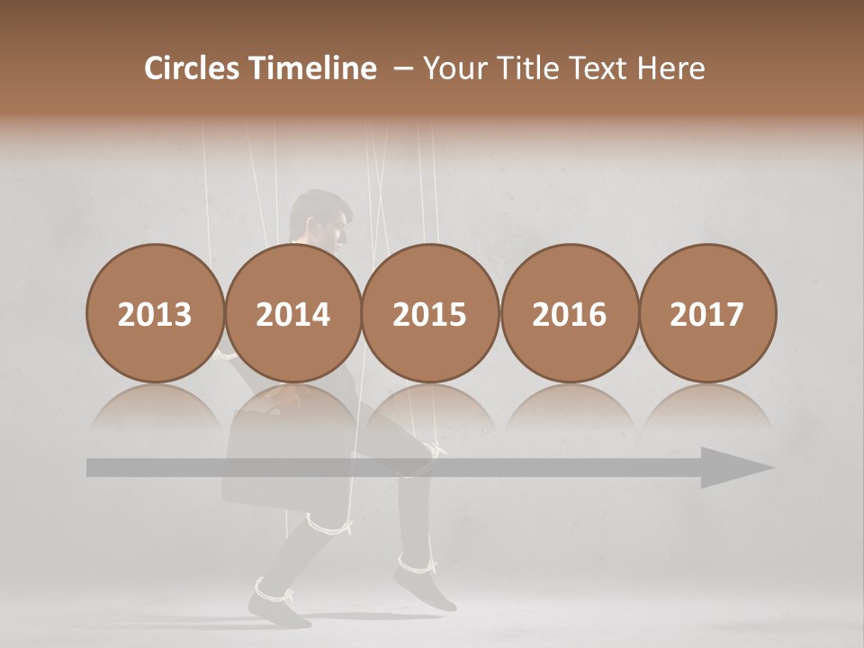 Career Controlled Businessperson PowerPoint Template