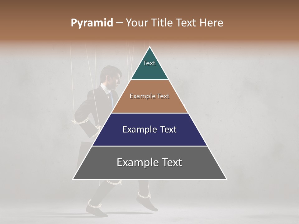 Career Controlled Businessperson PowerPoint Template