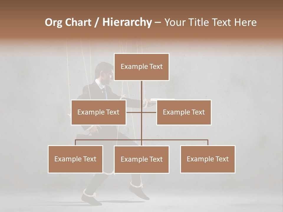 Career Controlled Businessperson PowerPoint Template