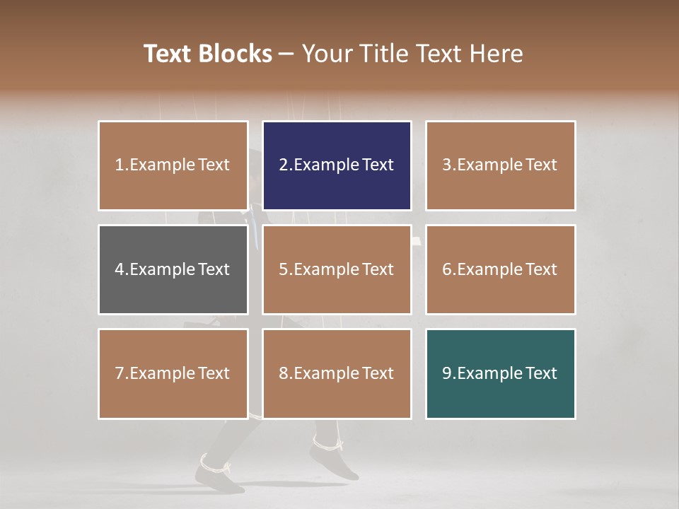 Career Controlled Businessperson PowerPoint Template