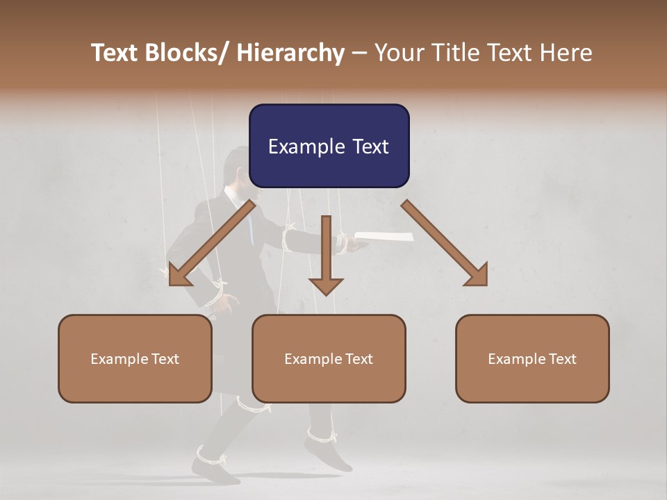 Career Controlled Businessperson PowerPoint Template