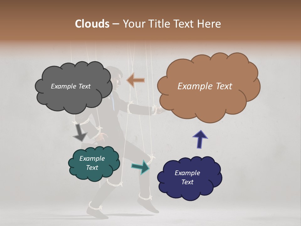 Career Controlled Businessperson PowerPoint Template