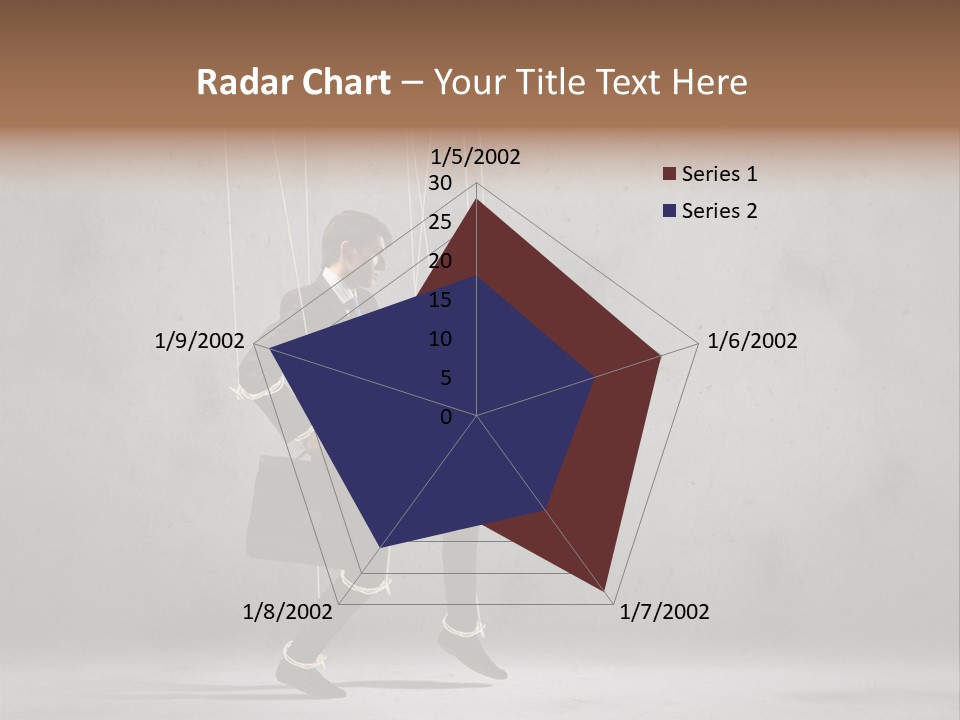 Career Controlled Businessperson PowerPoint Template