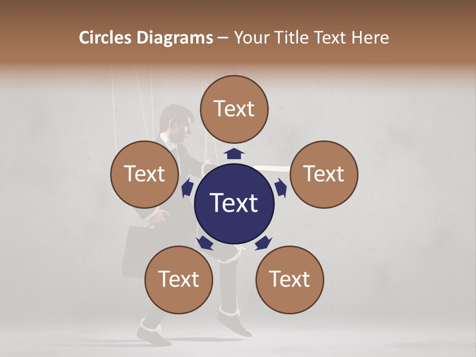 Career Controlled Businessperson PowerPoint Template