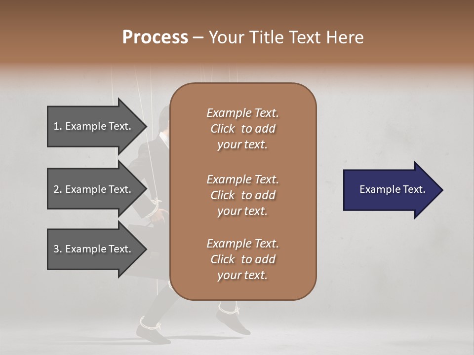 Career Controlled Businessperson PowerPoint Template