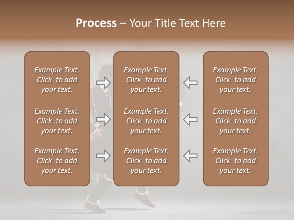 Career Controlled Businessperson PowerPoint Template