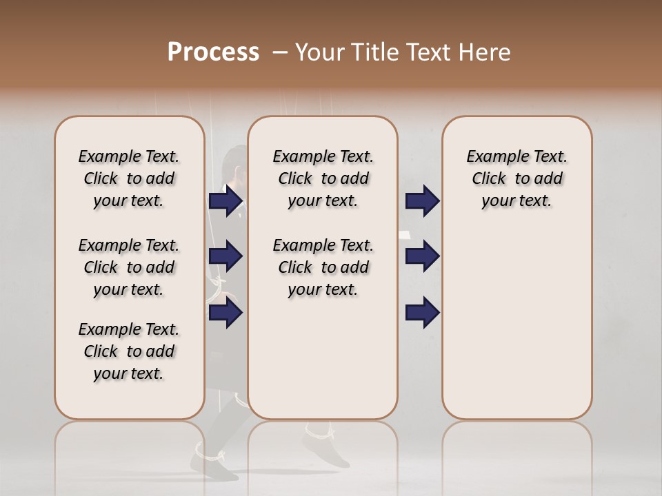 Career Controlled Businessperson PowerPoint Template