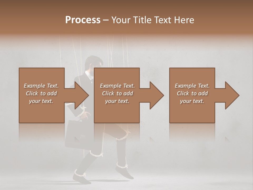 Career Controlled Businessperson PowerPoint Template